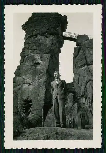 17x Foto Horn Bad Meinberg Kasten Aushang Schützen Externsteine uvm Detmold 1938