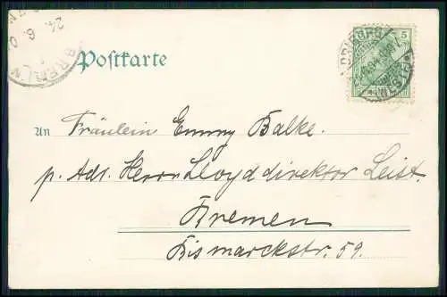 AK Bad Driburg in Westfalen, Logierhäuser 1904 gelaufen