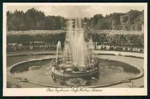 AK Ansichtskarte - Große Fontaine im Kurpark Bad Oeynhausen -  um 1930