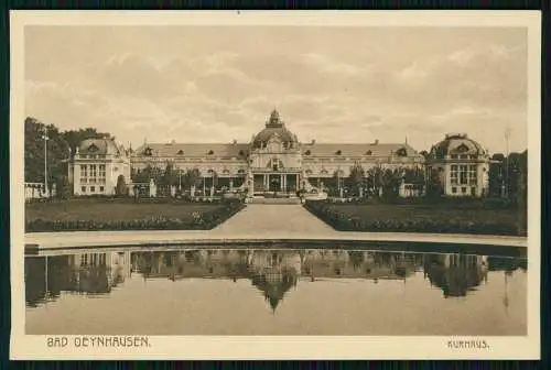AK Ansichtskarte - Kurhaus Teich im Kurpark Bad Oeynhausen - um 1930