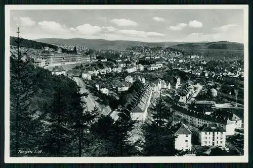 Foto AK Siegen Westfalen - Panorama um 1930