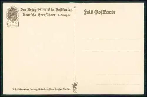 AK 1. WK - Der Krieg 1914/15 in Postkarten - Generalfeldmarschal von Bülow