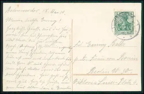 AK Bodenwerder an der Weser - Blick vom Schrinntal - 1910 gelaufen