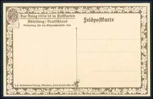 AK 1. WK - Der Krieg 1914/15 in Postkarten - SCHLUCHTSTRASSE ELSASS Lothringen