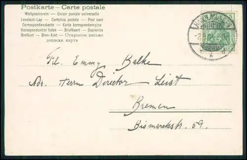 AK Hann. Münden - Blick vom Andree's Berg - 1904 gelaufen