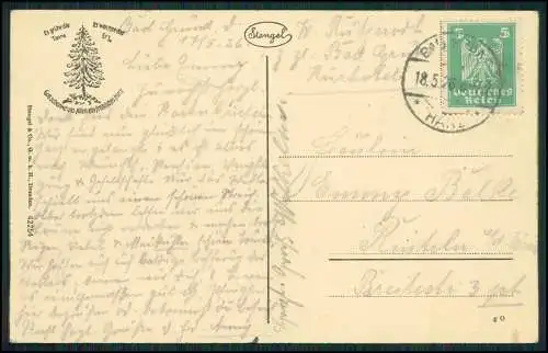 AK Postkarte Bad Grund im Harz - Blick in das Kelstal - 1926 gelaufen
