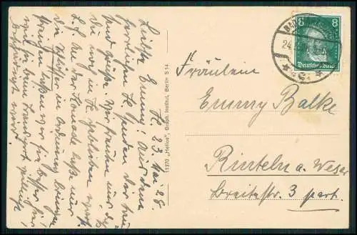 AK Bad Harzburg - Kurhotel Juliushall B. Rieger - 1928 gelaufen