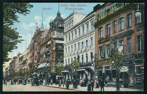 AK Berlin - Die Kanzler Ecke Unter den Linden Invalidendank Carl Gust. 1912 gel.