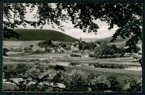 Foto AK - Lippoldsberg Bodenfelde an der Weser -  Panorama vom Ort