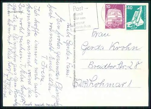 Foto AK - Kummerfeld in Schleswig Holstein - bei Neumünster Luftbild