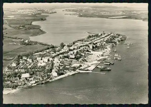 Foto AK - Bad Arnis an der Schlei - Luftbild - Fliegeraufnahme vom Ort