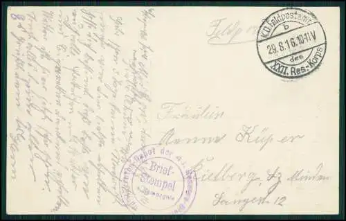 6x AK - Serie BBJ 676 - Mir ist ein Herz zu eigen - 1916 Feldpost gelaufen