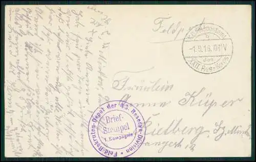 6x AK - Serie BBJ 676 - Mir ist ein Herz zu eigen - 1916 Feldpost gelaufen