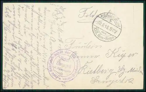 6x AK - Serie BBJ 676 - Mir ist ein Herz zu eigen - 1916 Feldpost gelaufen