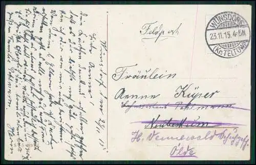 6x AK - Serie SSB 993 - O selig, wem ein Herz zu eigen - 1915 Feldpost gelaufen
