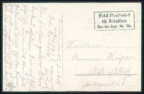 6x AK - Serie CGL 890 - Wie könnt' ich Dein vergessen! - 1915 Feldpost gelaufen
