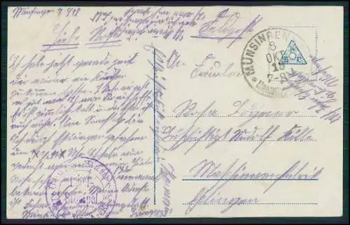 4x AK - Serie PH 4358 - Mein einzig' Glück bist Du ! - 1918 Feldpost gelaufen