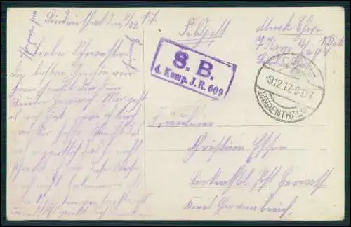 5x AK - Serie 6213/14 -Ja du bist mein! Soldat Geliebte - 1917 Feldpost gelaufen