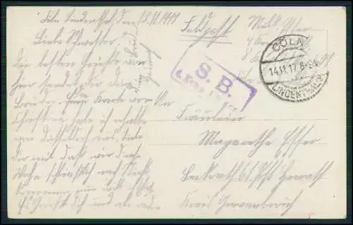 5x AK - Serie 6213/14 -Ja du bist mein! Soldat Geliebte - 1917 Feldpost gelaufen