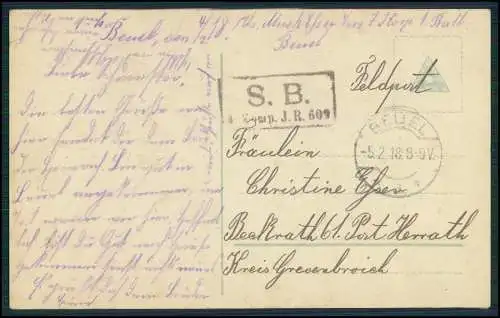 6x AK Serie RKL 8289 - Aus der Jugendzeit Soldat am Grab 1918 Feldpost gelaufen