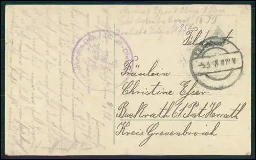 6x AK Serie RKL 8289 - Aus der Jugendzeit Soldat am Grab 1918 Feldpost gelaufen