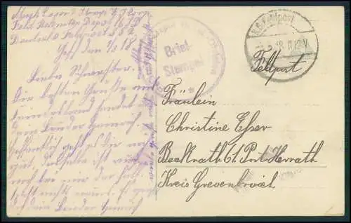 6x AK Serie RKL 8289 - Aus der Jugendzeit Soldat am Grab 1918 Feldpost gelaufen
