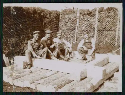7x Foto AK 1. WK Kriegseinatz Westfront Belgien Flandern Überschwemmung Kanal ..