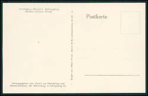 3x Foto AK Malbork Marienburg Westpreußen Hochmeisterpalast Hochschloss ......