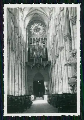 5x Foto Kathedrale Amiens und Reims Zerstörungen - Soldaten Wehrmacht 1940-41