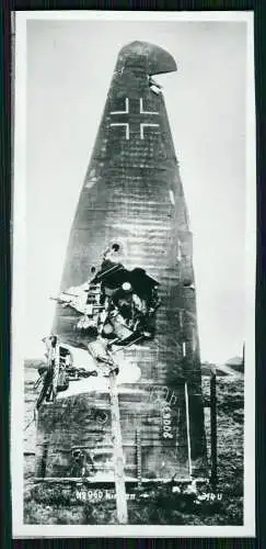 5x Repro Foto Flugzeug Aircraft zerstört Bruch am Boden