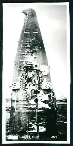 5x Repro Foto Flugzeug Aircraft zerstört Bruch am Boden