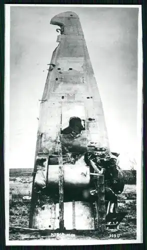 6x Repro Foto Flugzeug Aircraft zerstört Bruch am Boden