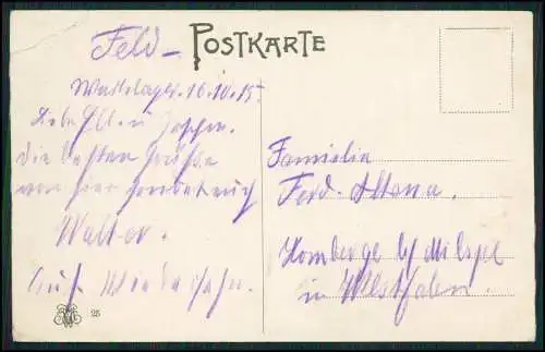 AK 1. WK - Poznań Posen, Warthelager, Truppenübungsplatz, Barackenlager - 1915