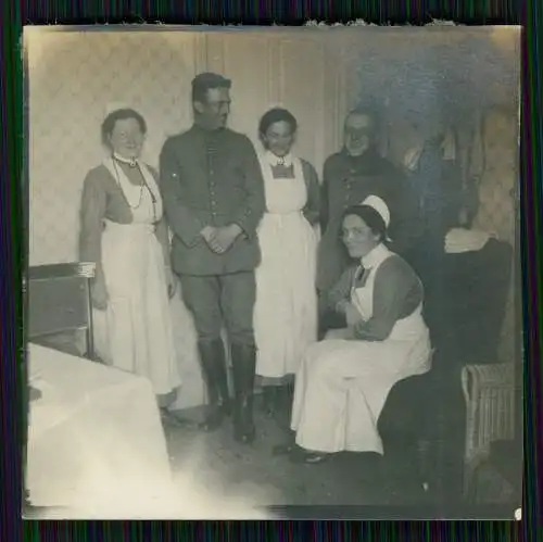 9x Foto 1. WK - deutsche Soldaten Lazarett Ärzte Schwestern ......