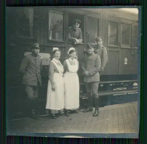 9x Foto 1. WK - deutsche Soldaten Lazarett Ärzte Schwestern ......