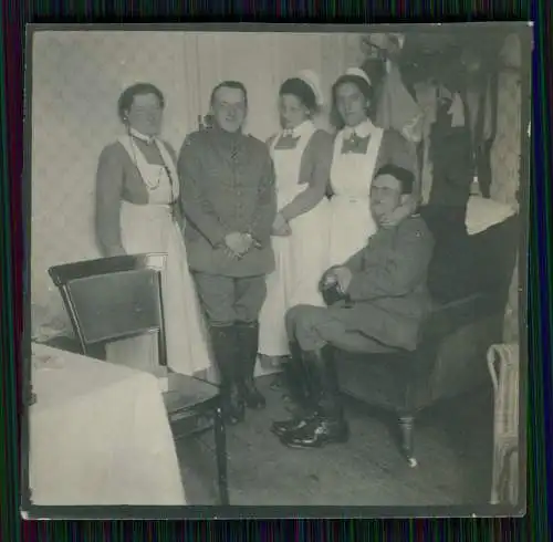 9x Foto 1. WK - deutsche Soldaten Lazarett Ärzte Schwestern ......