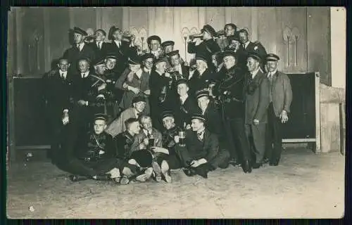 5x Foto AK - Studentika Studenten Burschenschaft Gruppen Portrait - 1924