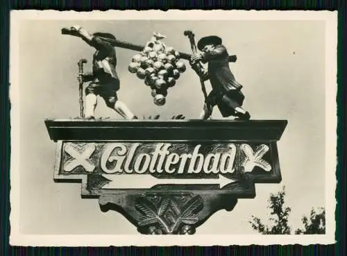 10x Foto - Oberglottertal Glottertal Schwarzwald - Holz Hinweisschilder und Ort