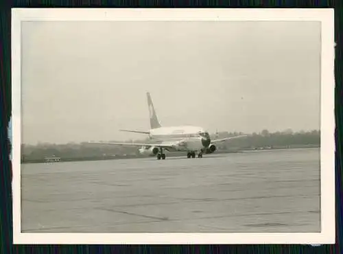 5x Foto - diverse Flugzeug Aircraft - Flugplatz Rollfeld - 1950-60