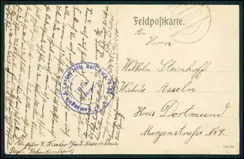 AK 1. WK - Nouzon Nouzonville Ardennes - Soldatenheim - 1917 Feldpost gelaufen