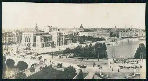 Foto 18x9cm Stockholm Schweden 1912