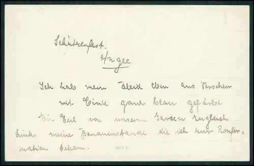 Foto AK - Schützenfest Gruppenaufnahme im Park Wiese um 1935 - Info Rückseite