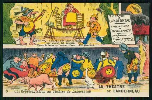 AK - Une Représentation au Théâtre de Landerneau - CIRE-AU-NEZ DE BERGERAC