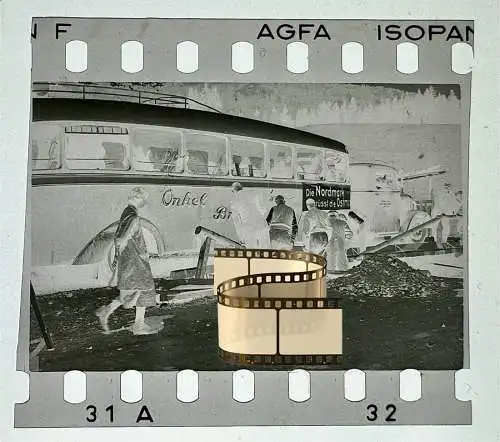 5x Orig. Negativ 1936-40 St. Johann Tirol Post  Telegraphenamt Cafe Bus Nordmark