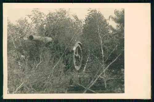 4x Foto - Wehrmacht Soldaten - Geschütz Flak Rohrkrepierer auch getarnt