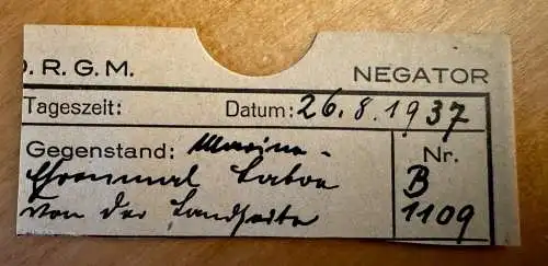Orig. Fotoplatte Negativplatte Glas 1937 Laboe Kieler Förde Marine-Ehrenmal 12x9