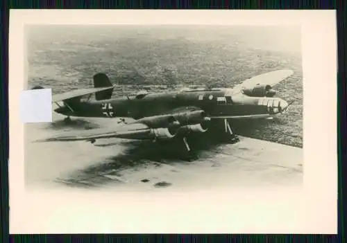 Foto 9 x 6 cm altes Papier nach 1945 - Flugzeug Aircraft - 111