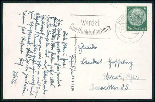 AK - Soldat mit Gitarre - Es klingt wie eine Sage noch 6 TAGE! - 1939 gelaufen