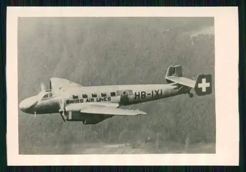 Foto 9 x 6 cm altes Papier nach 1945 - Flugzeug Aircraft - 128