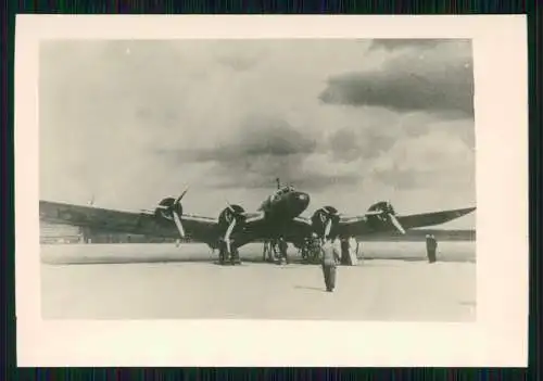 Foto 9 x 6 cm altes Papier nach 1945 - Flugzeug Aircraft - 118
